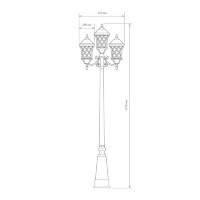 Садово-парковый светильник Elektrostandard Cassiopeya a025298