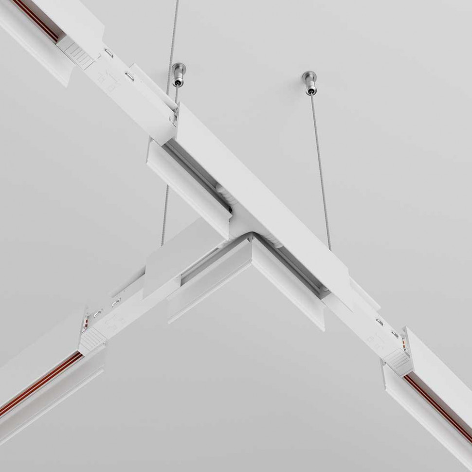 Коннектор питания Т-образный Maytoni Magnetic track system Exility TRA034CWT-42W