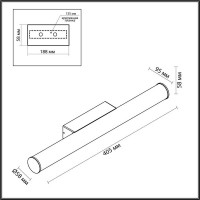 Подсветка для зеркал Odeon Light Anter 6618/8WL