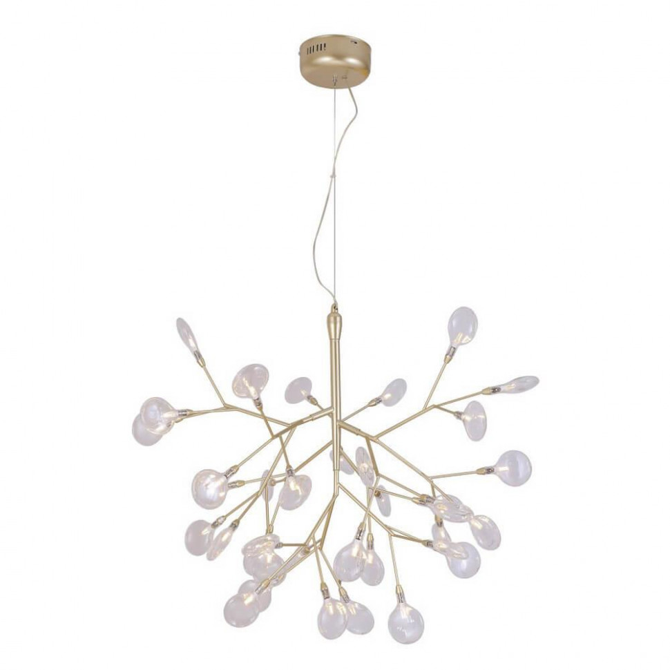 Подвесная люстра Crystal Lux Evita EVITA SP36 GOLD/TRANSPARENT