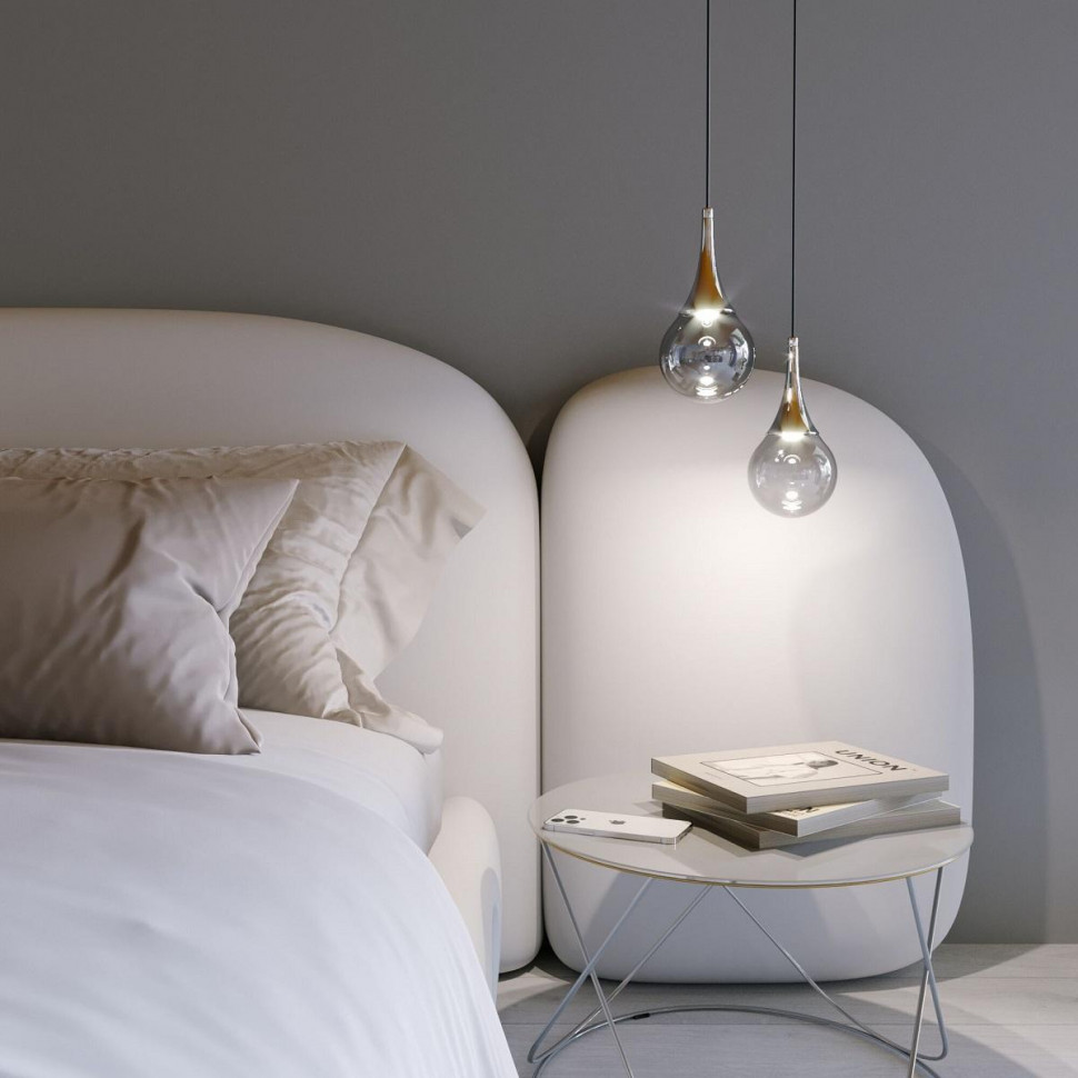 Подвесной светильник Eurosvet Adour 50256/1 LED дымчатый a063855
