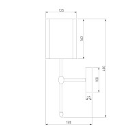 Бра Eurosvet Notturno 60162/1 латунь a065664