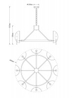 Подвесная люстра Moderli Ardis V7090-8P