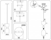 Подвесной светильник Ambrella Light High Light Heigh Light LH56091