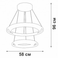 Подвесная люстра Vitaluce V4681-0/2S