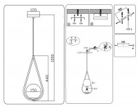 Подвесной светильник Ambrella Light Modern TR2598