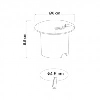 Грунтовый светильник Arte Lamp Piazza A3221IN-2BK