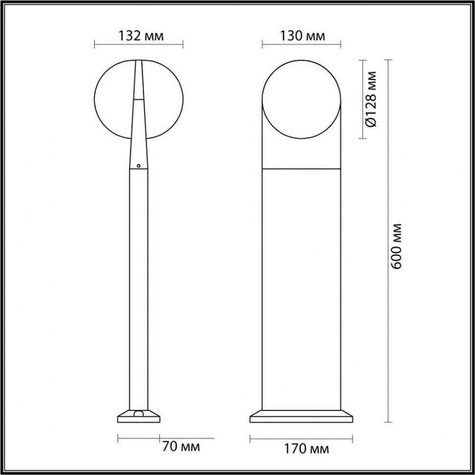 Ландшафтный светильник Odeon Light Tilda 6652/12GL