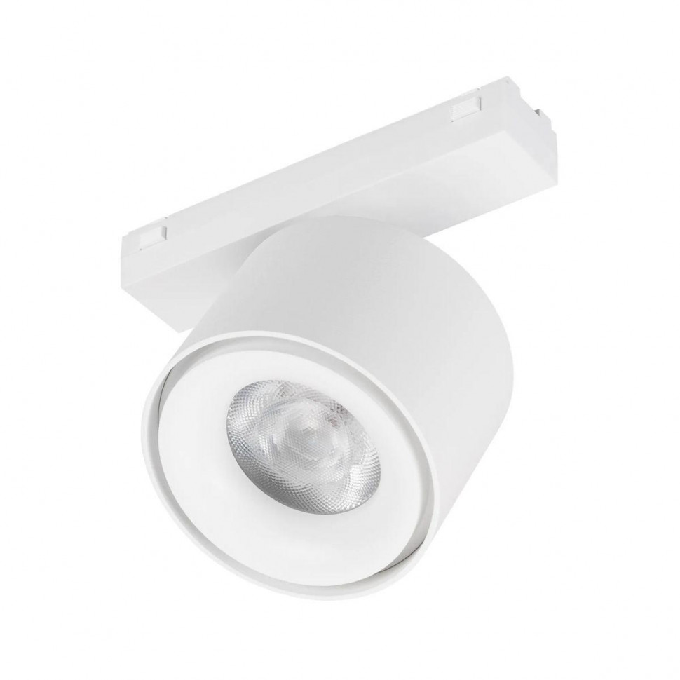 Трековый магнитный светильник Arlight MAG-VIBE-POINT-R75-10W Warm3000 (WH, 24 deg, 48V) 044466