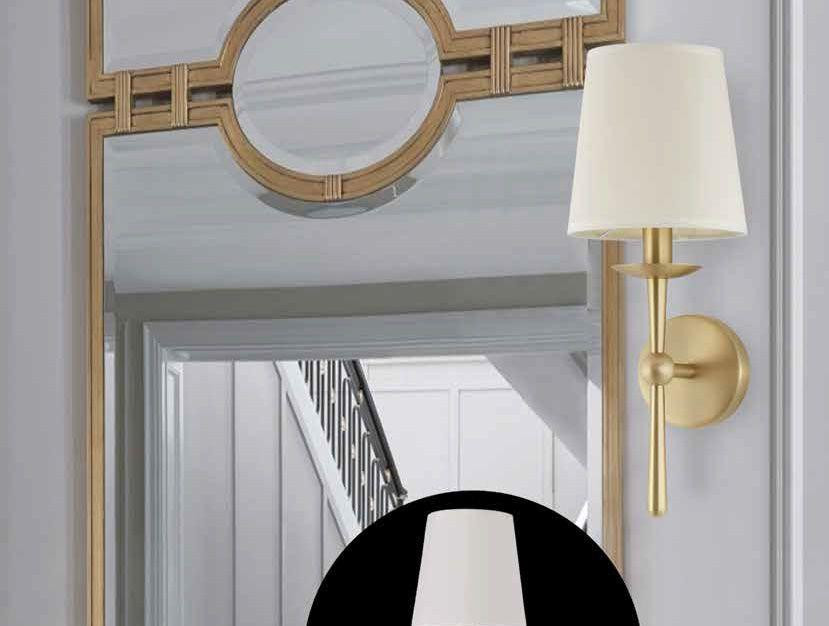 Бра Newport 3553/A brass без абажура М0069028