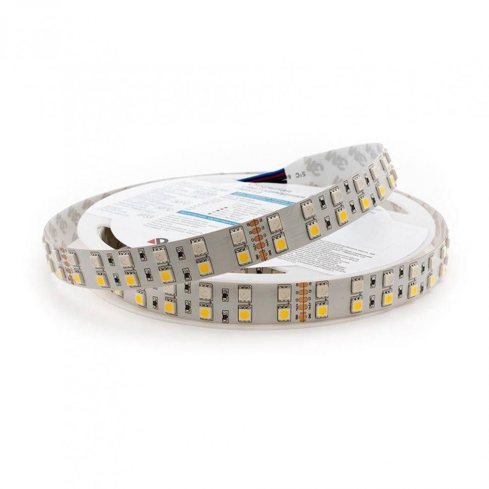 Светодиодная влагозащищенная лента DesignLed 28,8W/m 120LED/m 5050SMD разноцветный/нейтральный белый 5M 001205