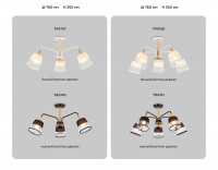 Люстра на штанге Ambrella Light Modern Losk TR4737