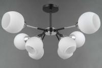 Люстра на штанге Illumico IL0715-8CSQ-24 BK CR LIBRA