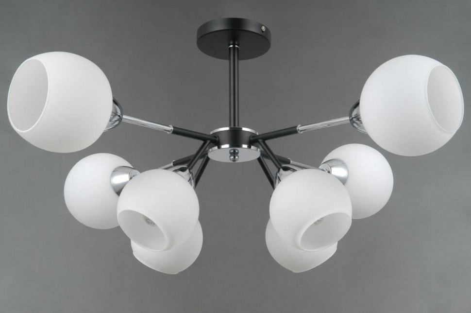 Люстра на штанге Illumico IL0715-8CSQ-24 BK CR LIBRA