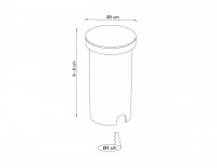 Грунтовый светильник Arte Lamp Piazza A3601IN-1WH