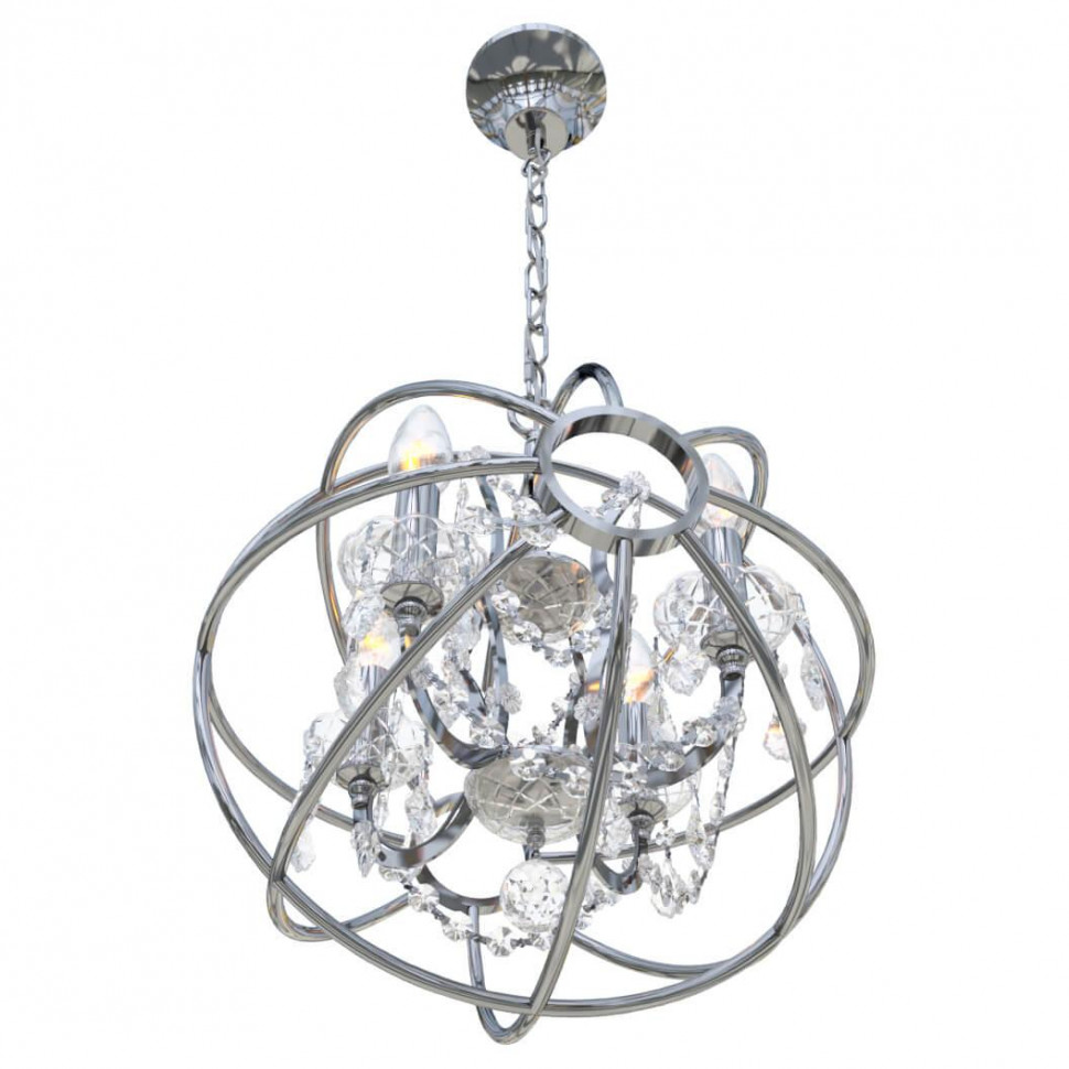 Подвесная люстра Loft IT Foucaults Orb Crystal Loft1896/4