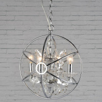 Подвесная люстра Loft IT Foucaults Orb Crystal Loft1896/4