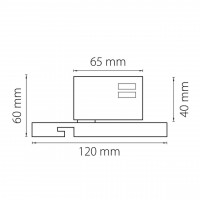 Адаптер для шинопровода Lightstar Asta 594067