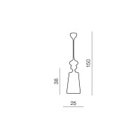 Подвесной светильник Azzardo Baroco 1 pendant AZ0307