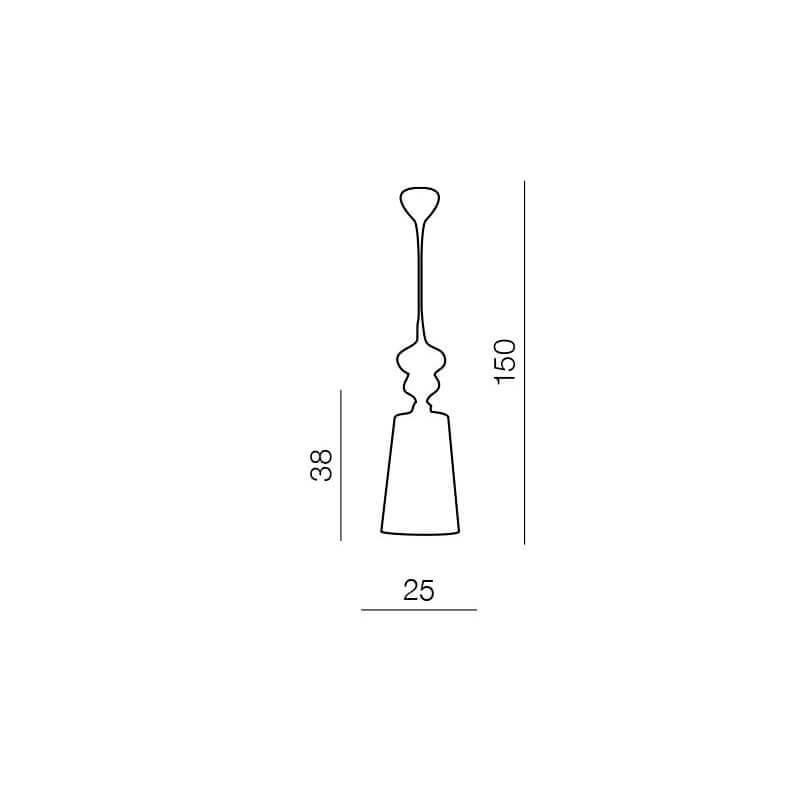 Подвесной светильник Azzardo Baroco 1 pendant AZ0307