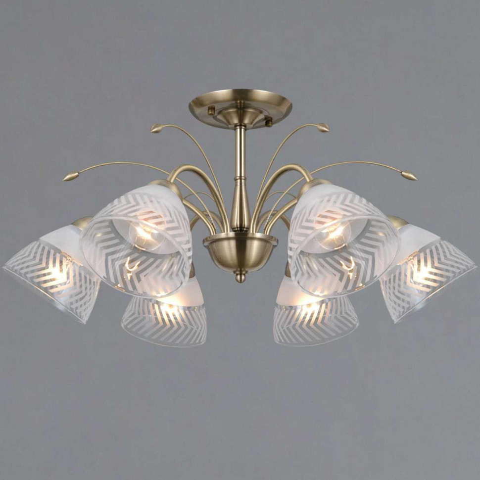 Люстра на штанге Illumico IL0594-6CSQ-25 AB AREZZO