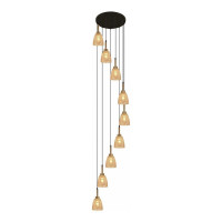 Каскадная люстра Reluce 09011-0.9-09 AMBER
