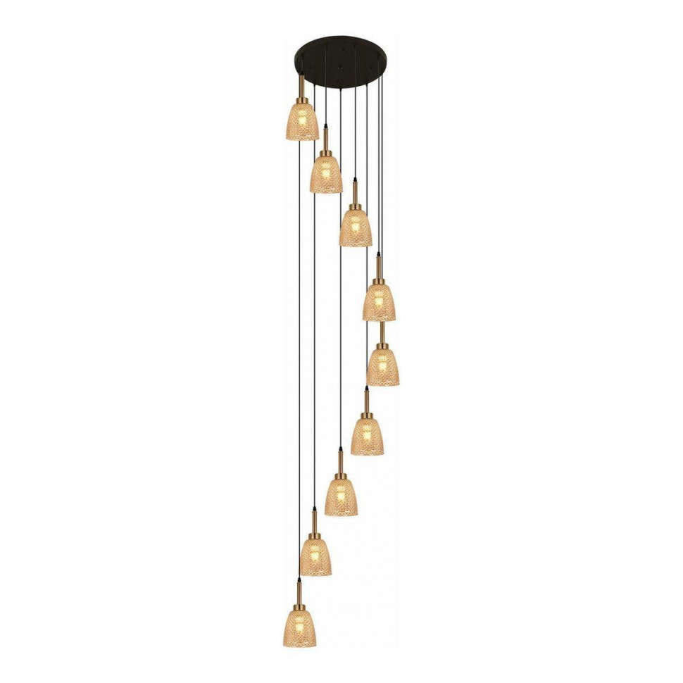 Каскадная люстра Reluce 09011-0.9-09 AMBER