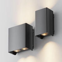 Уличный настенный светильник Maytoni Shell O570WL-L20B3K