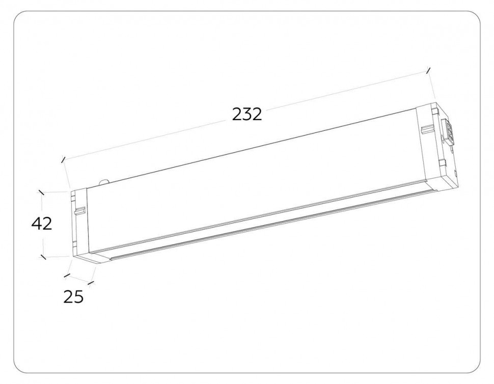 Трековый магнитный светильник Ambrella Light Magnetic 220V GL1261