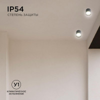 Уличный потолочный светильник Apeyron Graphite 11-115
