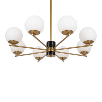 Люстра на штанге Freya Marble FR5230PL-08BS