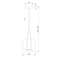 Подвесной светильник Eurosvet Frasco 50267/1 LED черный a069346