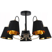 Люстра на штанге Illumico IL6120-5COU-79 BK GD