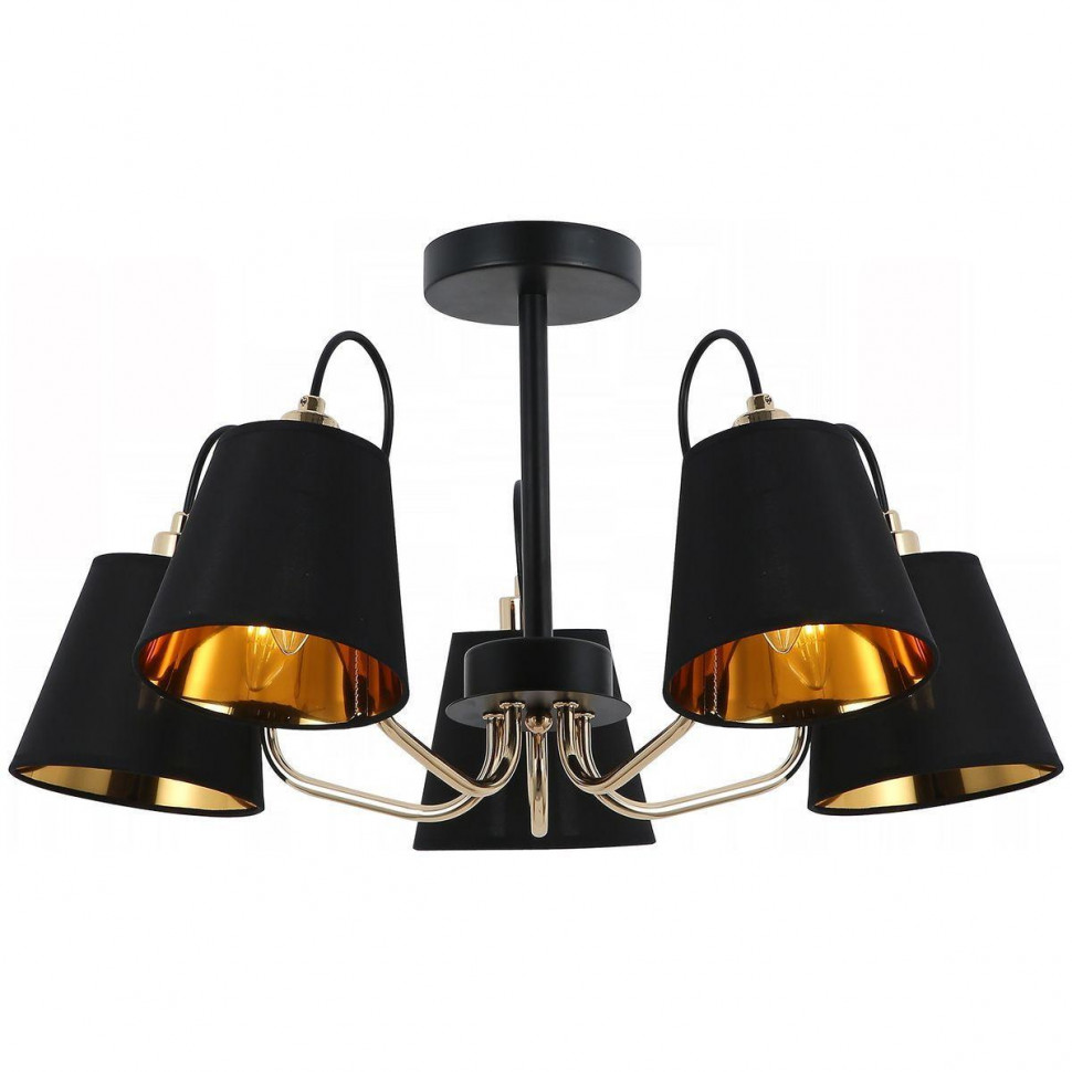 Люстра на штанге Illumico IL6120-5COU-79 BK GD