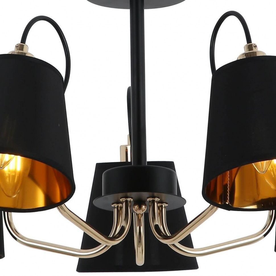 Люстра на штанге Illumico IL6120-5COU-79 BK GD