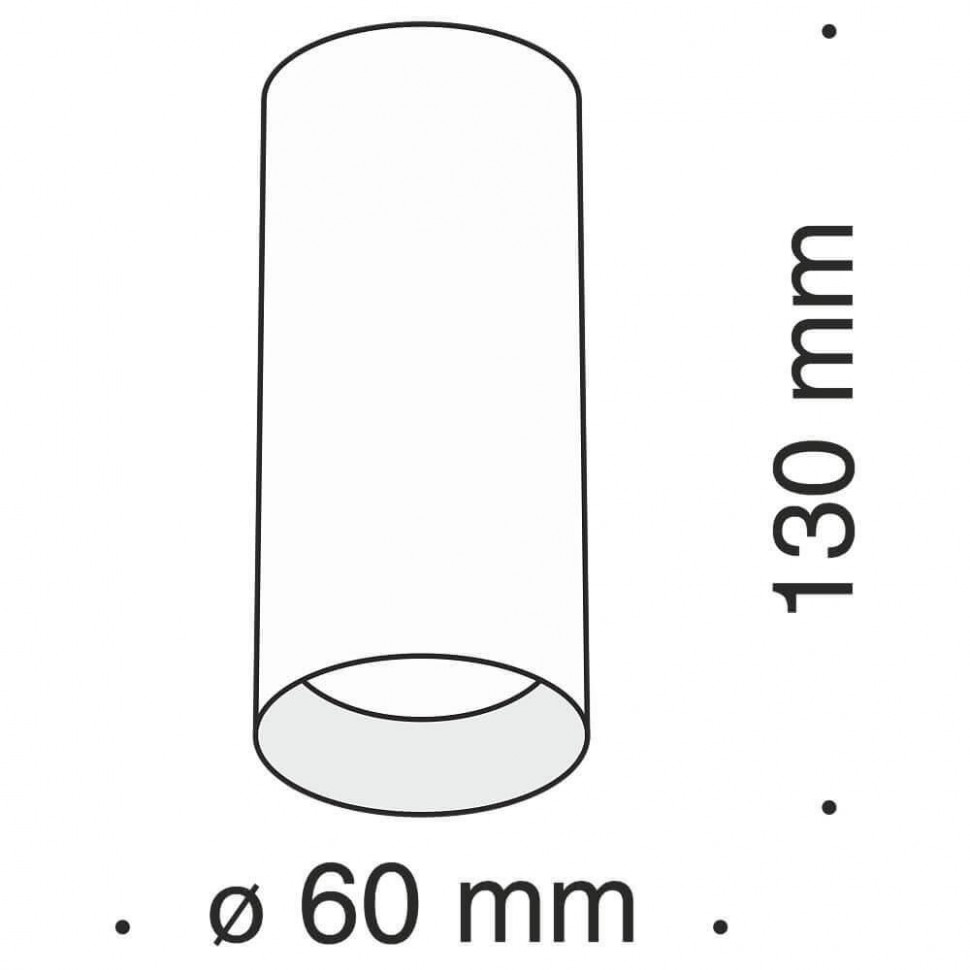 Потолочный светильник Maytoni Technical Focus C010CL-01GF