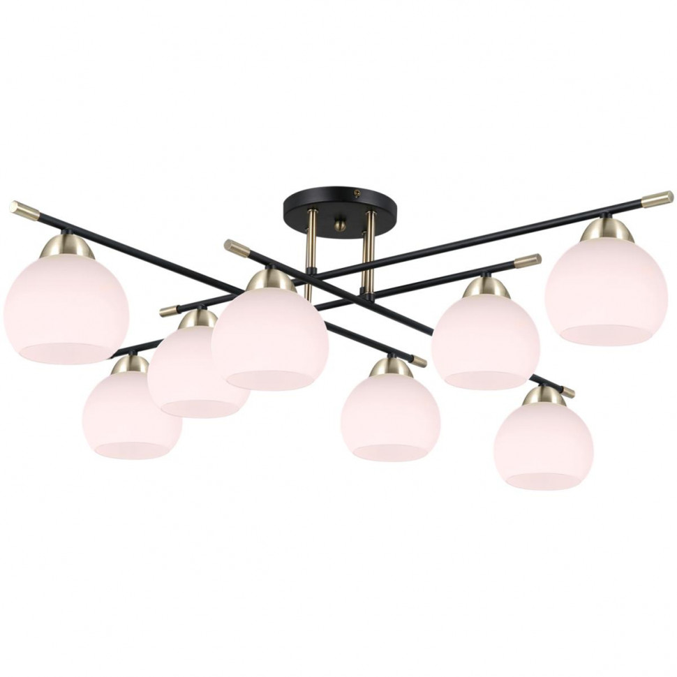 Потолочная люстра Illumico IL0446-8CSQ-24 BK AB LIBRA
