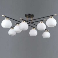 Потолочная люстра Illumico IL0446-8CSQ-24 BK AB LIBRA