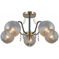 Люстра на штанге Illumico IL0432-5CSQ-29 AB BK