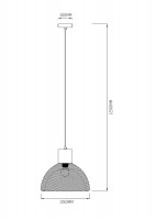 Подвесной светильник Arte Lamp Castello A7046SP-1PB