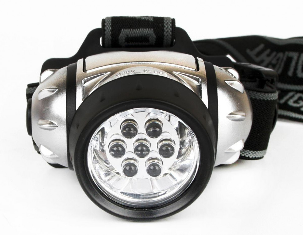 Налобный светодиодный фонарь Ultraflash Headlite от батареек 70х60 15 лм LED5351 10260