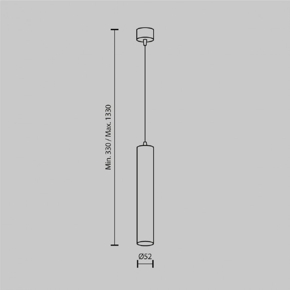 Подвесной светильник Maytoni Focus LED P072PL-L12W4K-1