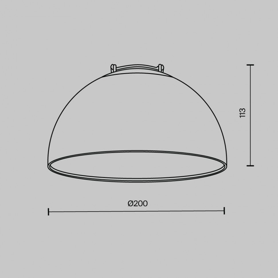 Трековый светильник Maytoni Bowl TR126B-20W4K-W
