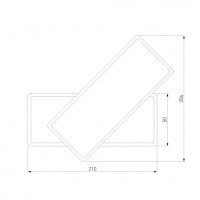 Настенный светодиодный светильник Elektrostandard Twirl 90316/2 белый a055789