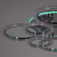 Потолочная люстра Reluce 09812-3.3-4+4D CR (RGB)