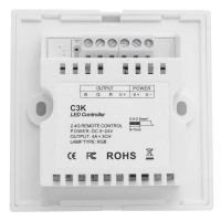 Контроллер встраиваемый RGB Apeyron с диммером 12/24V 04-14