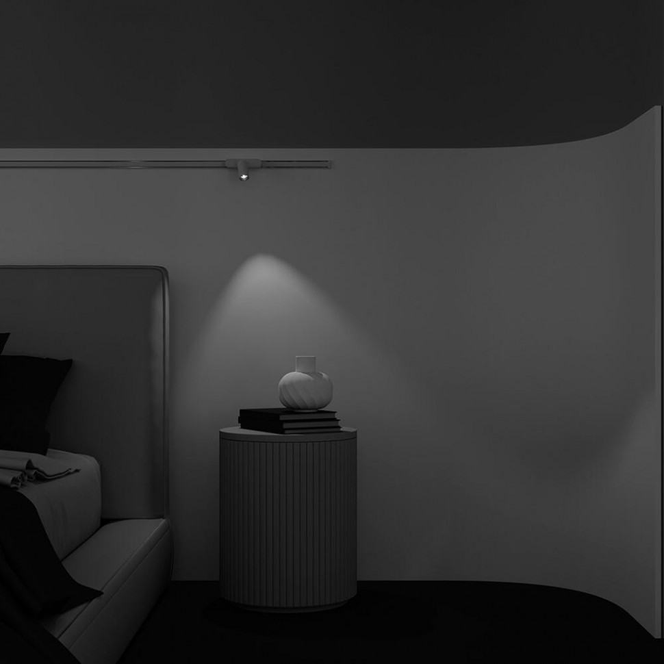 Трековый магнитный светильник Maytoni Focus LED TR103-1-5W3K-M-W