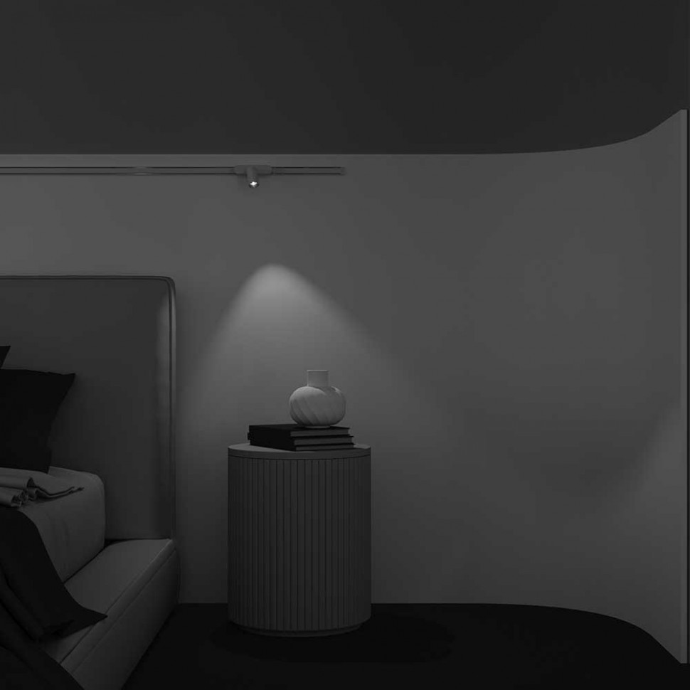 Трековый магнитный светильник Maytoni Focus LED TR103-1-5W3K-M-W