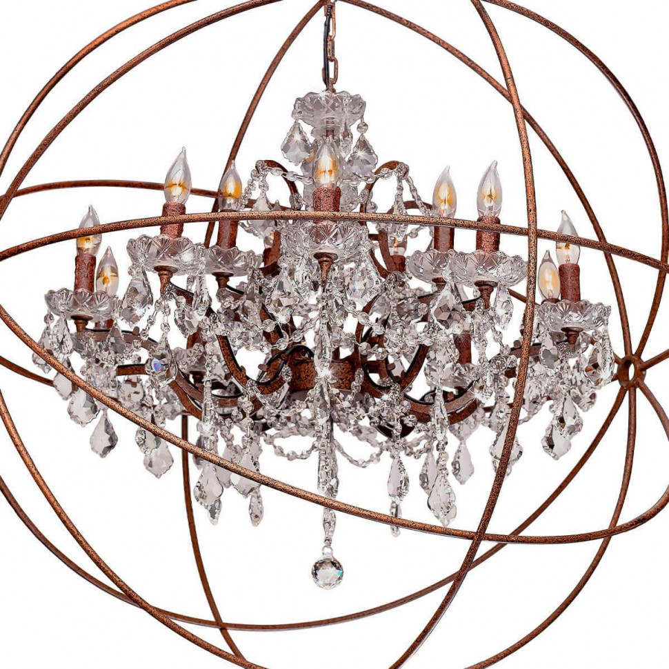 Подвесная люстра LOFT IT Foucaults orb crystal Loft1897/15