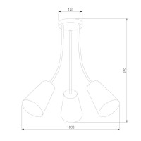 Потолочная люстра TK Lighting 1711 Wire Kids